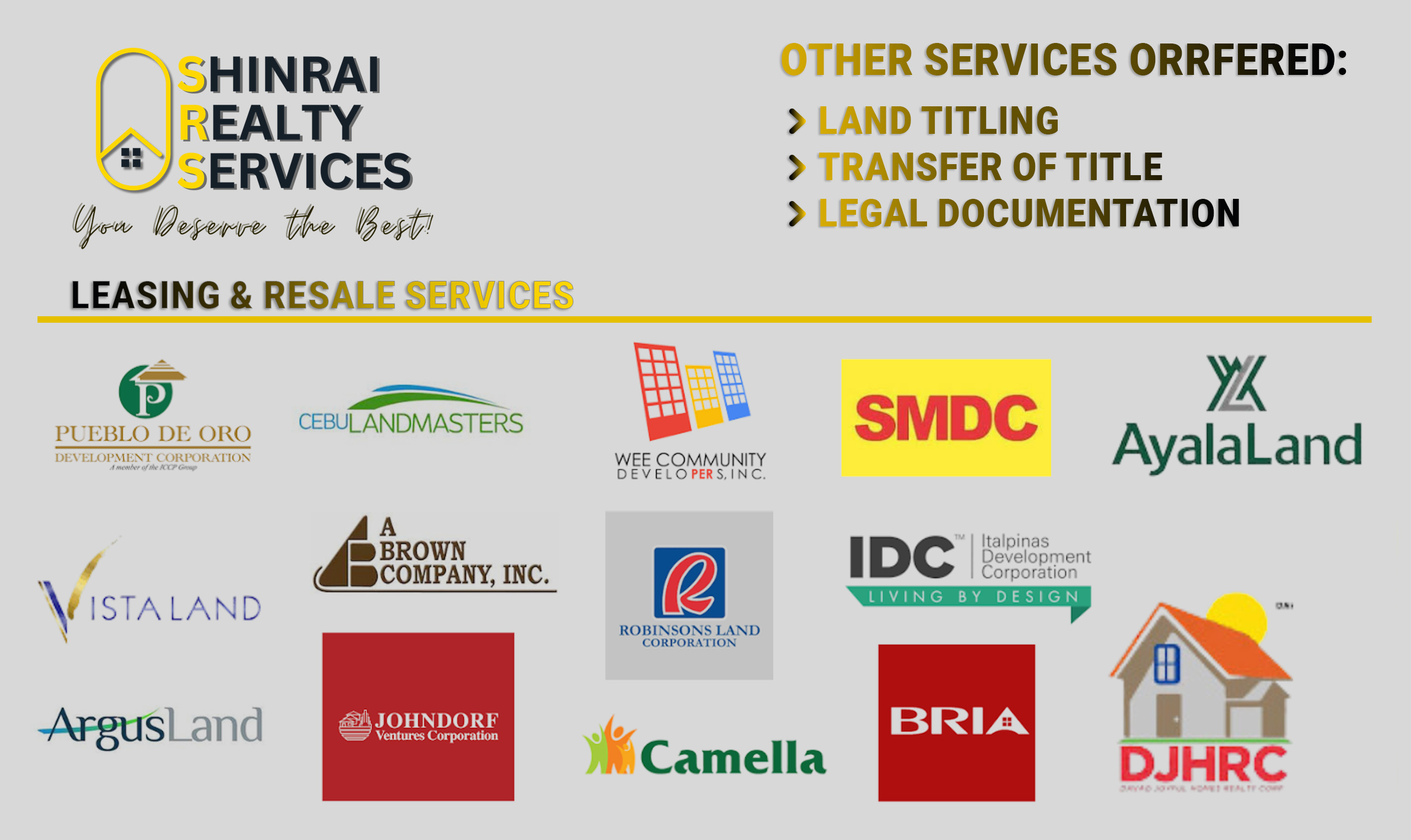 Leasing & Resale Services